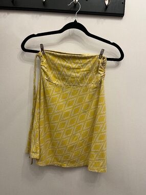 Patagonia Yellow Geometric Skirt